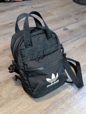 adidas Black Mini Crossbody Bag